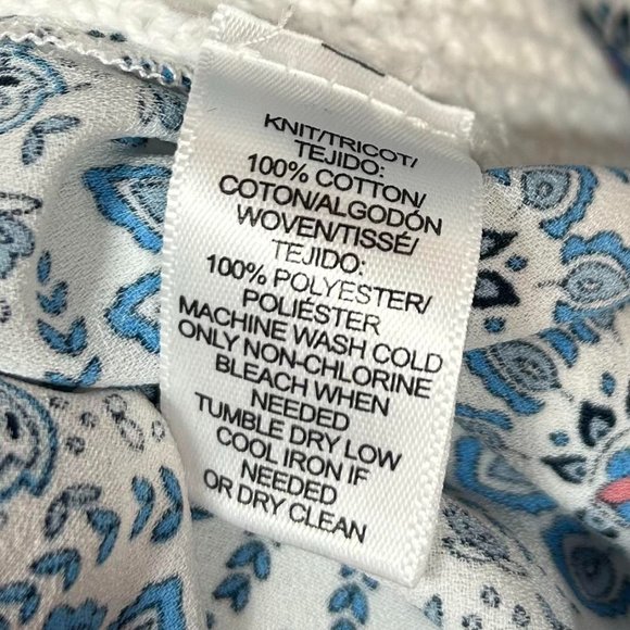 LOFT | Sleeveless Knit Tank with Print Back  - Size Large - - Picture 7 of 7